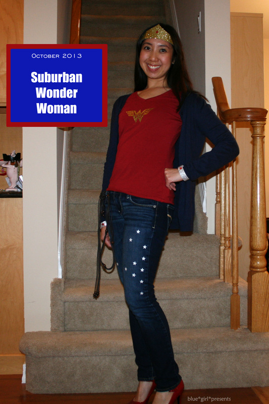 blue girl presents: Suburban Wonder Woman Costume