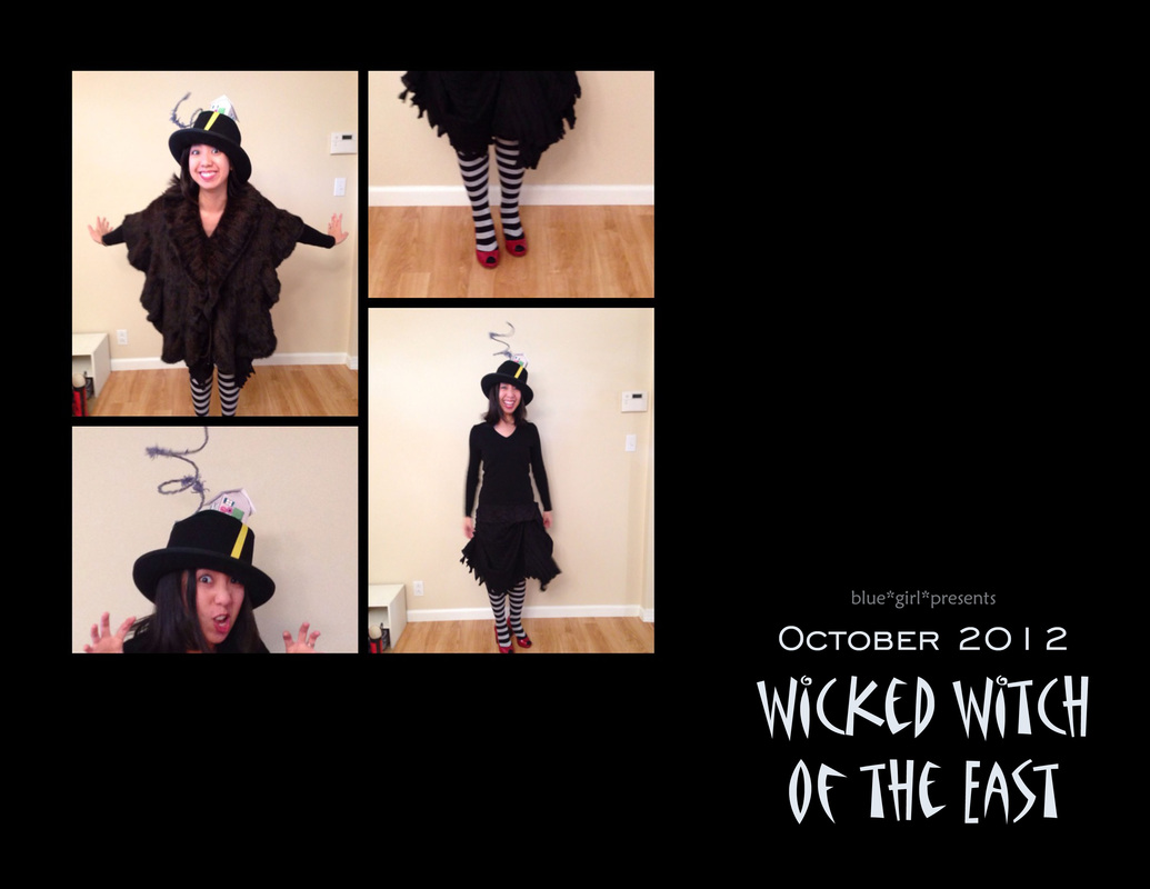 blue girl presents: wicked witch of the east costume
